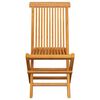 vidaXL Garden Chairs with Anthracite Cushions 2 pcs Solid Teak Wood