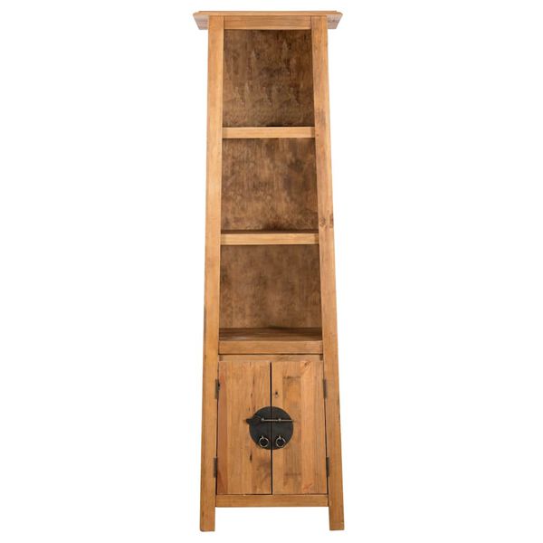vidaXL Freestanding Bathroom Cabinet Solid Pinewood 48x32x170 cm