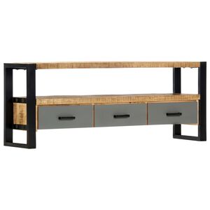 vidaXL TV Cabinet 130x30x50 cm Solid Mango Wood