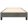 vidaXL Box Spring Bed Frame Dark Grey Twin XL Velvet (US Only)
