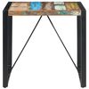 vidaXL Dining Table 80x80x75 cm Solid Reclaimed Wood