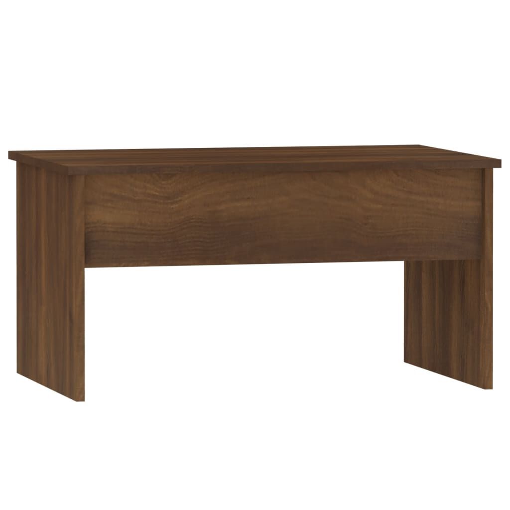 vidaXL Coffee Table Brown Oak 80x50.5x41.5 cm Engineered Wood