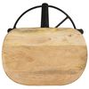vidaXL Bar Stools 2 pcs 76 cm Solid Mango Wood
