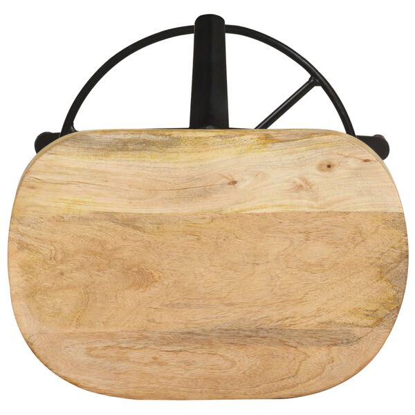 vidaXL Bar Stools 2 pcs 76 cm Solid Mango Wood