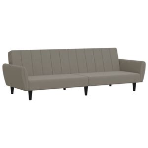 vidaXL 2-Seater Sofa Bed Dark Green Velvet