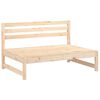 vidaXL Middle Sofa 120x80 cm Solid Wood Pine