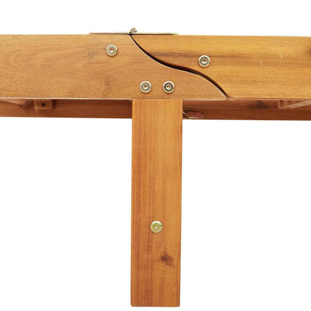 vidaXL Sun Loungers 2 pcs Solid Wood Acacia