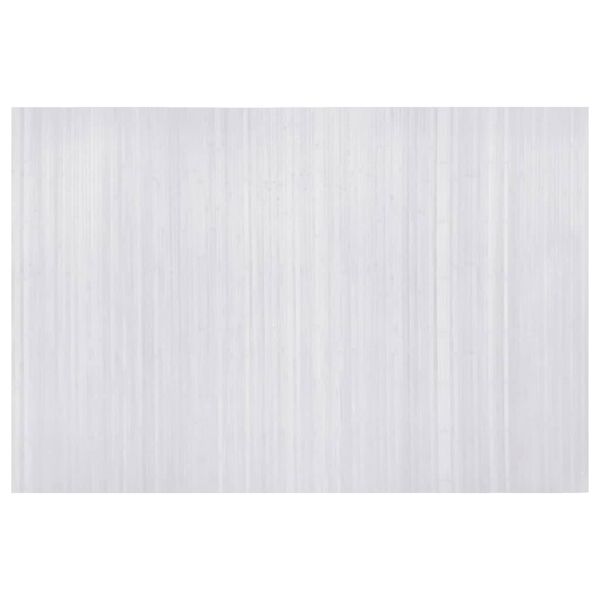 vidaXL Room Divider Bamboo White 250x165 cm