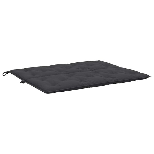 vidaXL Garden Bench Cushion Black 120x(50+50)x7cm Oxford Fabric