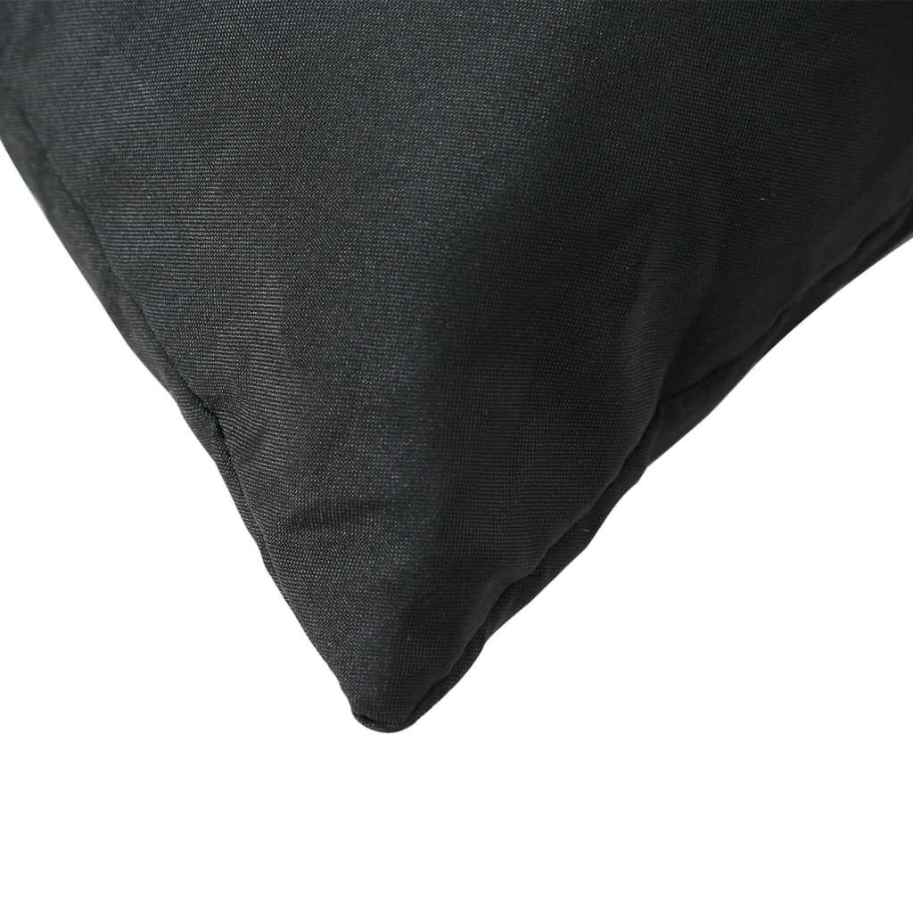 vidaXL Pallet Cushions 3 pcs Black Oxford Fabric