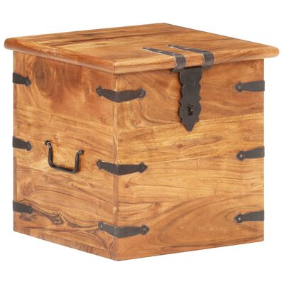 vidaXL Chest 40x40x40 cm Solid Acacia Wood