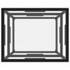 vidaXL Console Table Transparent 50x40x40 cm Tempered Glass