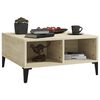 vidaXL Coffee Table Sonoma Oak 60x60x30 cm Engineered Wood