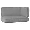 vidaXL Pallet Cushion Set 3 pcs Grey Oxford Fabric