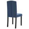 vidaXL Dining Chairs 4 pcs Blue Fabric