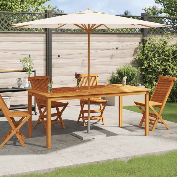 vidaXL Garden Dining Table 180x90x75 cm Solid Wood Acacia