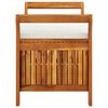 vidaXL Garden Storage Bench with Cushion 91 cm Solid Wood Acacia
