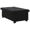 vidaXL Sofa Bed Black 194 x 67 x 82 cm Velvet