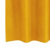 vidaXL Curtains with Curtains 2 pcs Mustard Yellow 140 x 225 cm Velvet