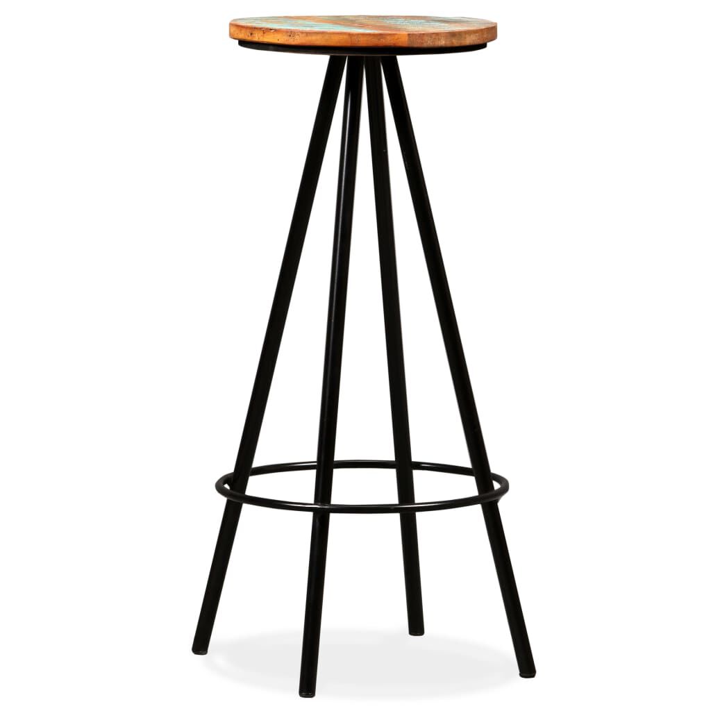 vidaXL Bar Stools 2 pcs Solid Reclaimed Wood