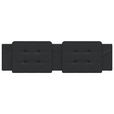 vidaXL Headboard Cushion Black 183 cm Faux Leather