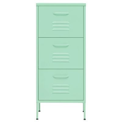 vidaXL Storage Cabinet Mint 42.5x35x101.5 cm Steel