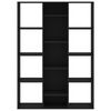 vidaXL Room Divider/Book Cabinet Black 100x24x140 cm Engineered Wood