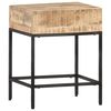 vidaXL Side Table 40x30x50 cm Solid Rough Mango Wood