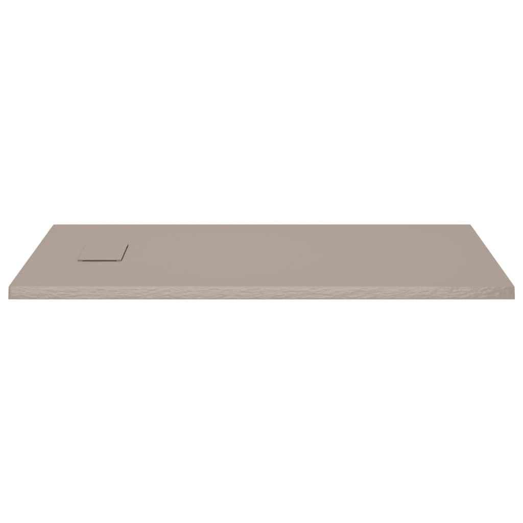 vidaXL Shower Base Tray SMC Brown 120x70 cm