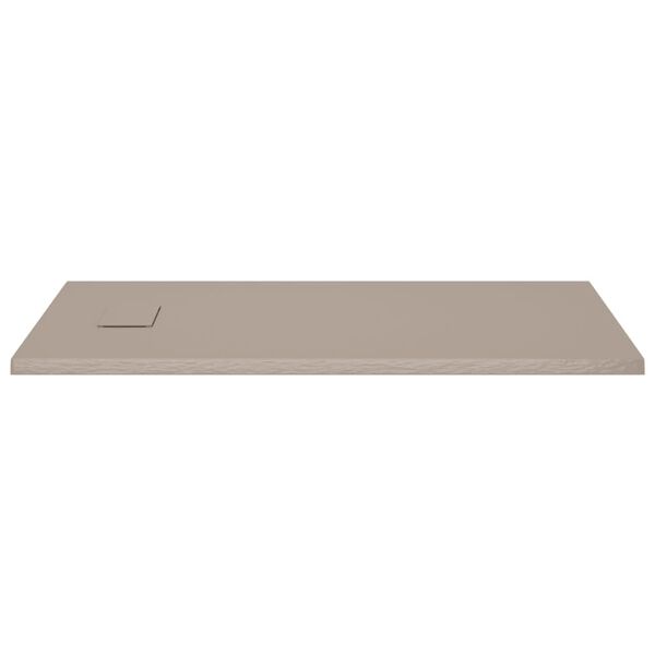 vidaXL Shower Base Tray SMC Brown 120x70 cm