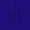vidaXL Storage Cabinet Navy Blue 80x35x101.5 cm Steel