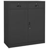 vidaXL Office Cabinet Anthracite 90x40x102 cm Steel