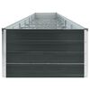 vidaXL Garden Raised Bed Galvanised Steel 600x80x45 cm Anthracite