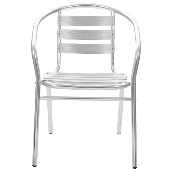vidaXL Stackable Outdoor Chairs 4 pcs Aluminium