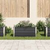 vidaXL Garden Raised Bed Anthracite 100x40x45 cm Galvanised Steel