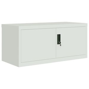 vidaXL File Cabinet Light Grey 90x40x40 cm Steel