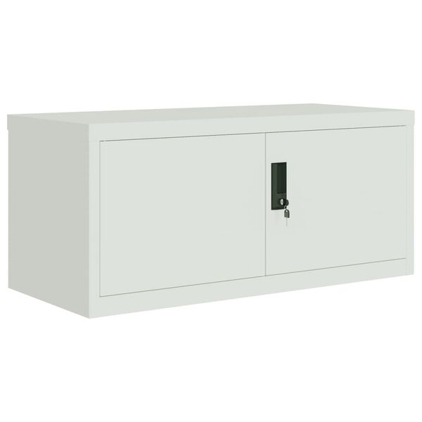 vidaXL File Cabinet Light Grey 90x40x40 cm Steel