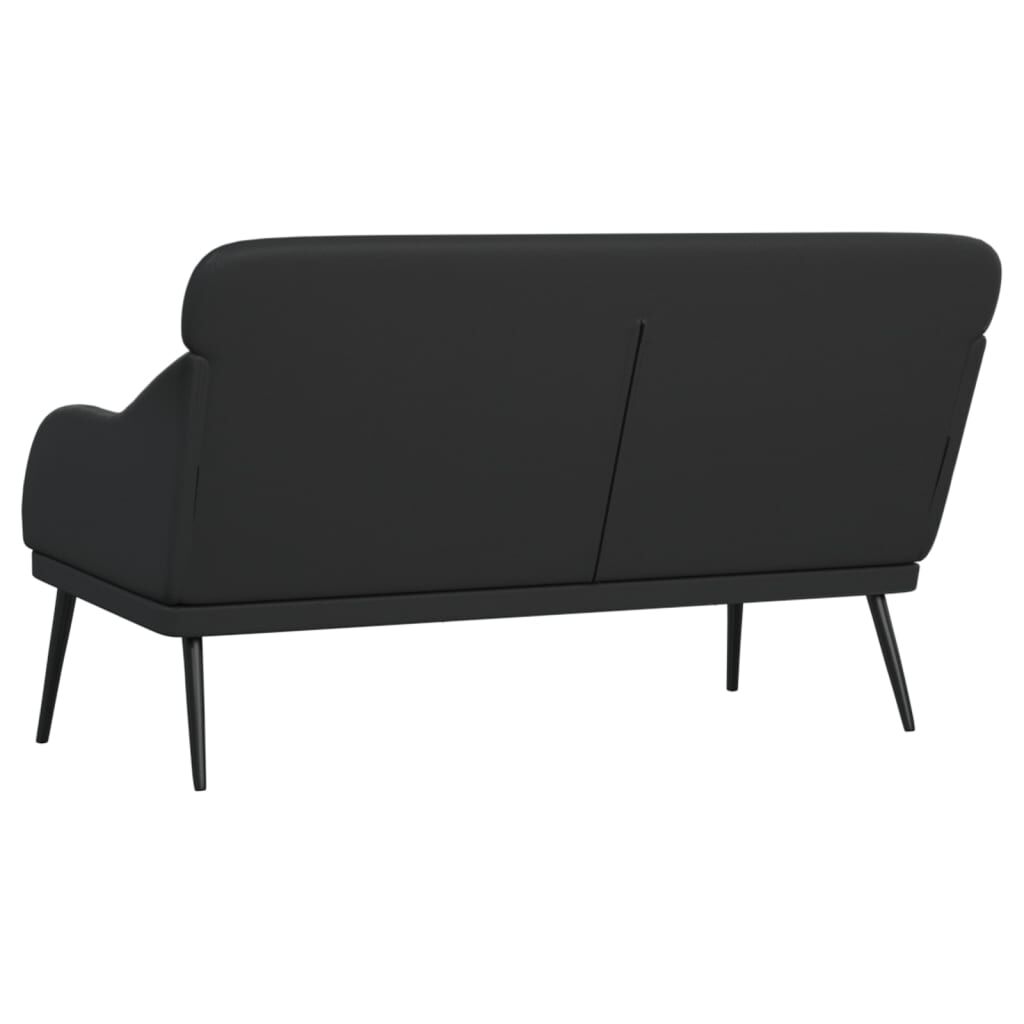 vidaXL Bench Black 110x76x80 cm Faux Leather