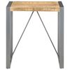 vidaXL Dining Table 70x70x75 cm Solid Rough Mango Wood