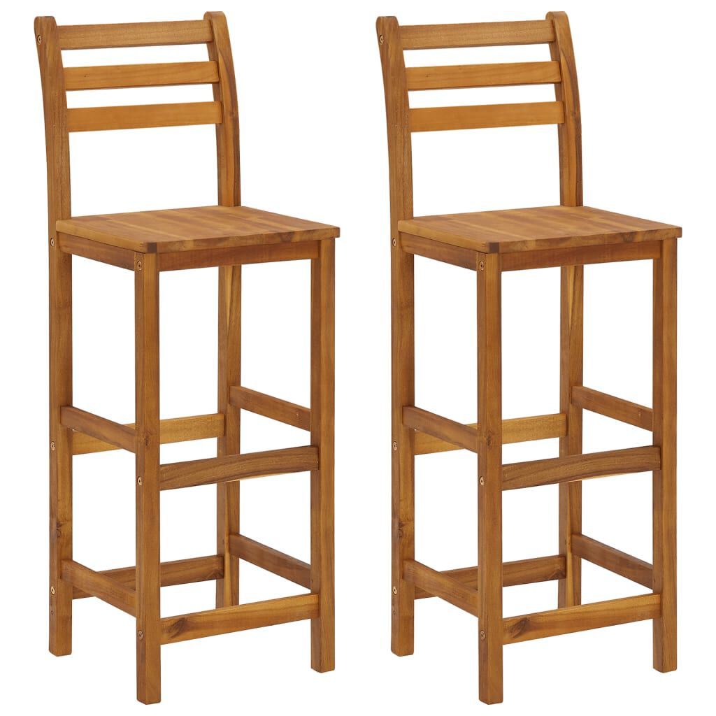 vidaXL 3 Piece Garden Bar Set Solid Wood Acacia