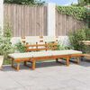 vidaXL Garden Bench with Cushions 2-in-1 190 cm Solid Acacia Wood