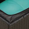 vidaXL 10 Piece Garden Sofa Set with Cushions Black Poly Rattan