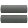 vidaXL 4 Piece Sofa Set with Pillows Dark Grey Fabric