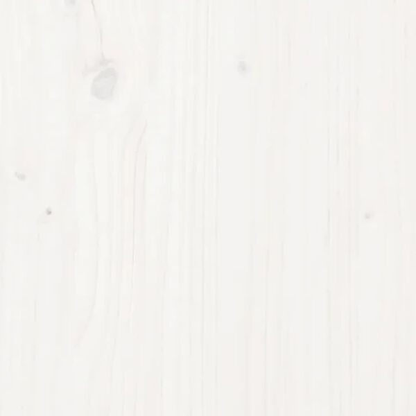 vidaXL Radiator Cover White 153x19x84 cm Solid Wood Pine