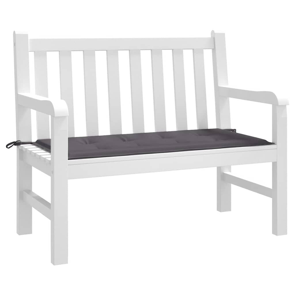 vidaXL Garden Bench Cushion Anthracite 100x50x4 cm Oxford Fabric
