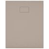 vidaXL Shower Base Tray SMC Brown 100x80 cm