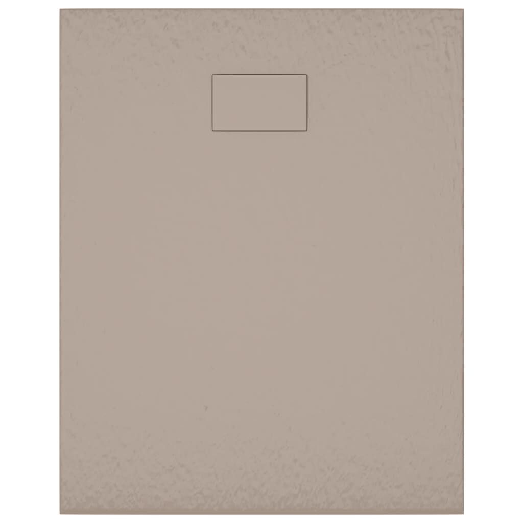 vidaXL Shower Base Tray SMC Brown 100x80 cm