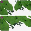 vidaXL Balcony Screen with Green Leaves 600x100 cm