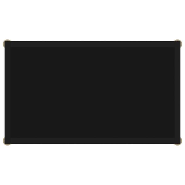 vidaXL Console Table Black 60x35x75 cm Tempered Glass