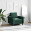 vidaXL Sofa Chair Dark Green 60 cm Velvet